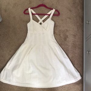 Calvin Klein off white dress